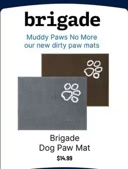 Ren’s Pets Depot Brigade Dog Paw Mat offer