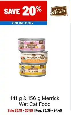 Ren’s Pets Depot Merrick Wet Cat Food offer
