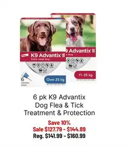 Ren’s Pets Depot K9 Advantix Dog Flea & Tick Treatment & Protection offer