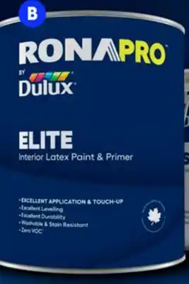 RONA Elite Interior paint & primer offer