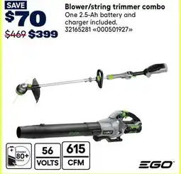 RONA EGO POWER+ Blower/string trimmer combo offer
