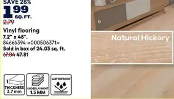 RONA Mono Serra Vinyl flooring 7.2 x 48 offer