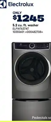 RONA Electrolux 5.2 cu. ft. washer offer