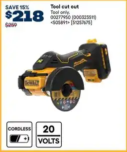 RONA Tool cut out offer