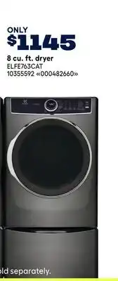 RONA Electrolux 8 cu. ft. dryer offer