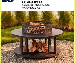 RONA 38 wood fire pit offer