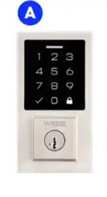 RONA Weiser Smartcode electronic locks offer