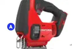 RONA CRAFTSMAN V20 20-Volt Cordless Jigsaw - 2500 SPM - 3 Orbital Setting - Variable Speed - Bare Tool offer