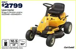 RONA Cub Cadet Lawn tractor offer
