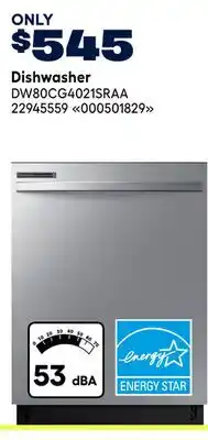 RONA Samsung Dishwasher offer