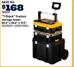 RONA T-Stack 3-piece storage tower 20.4 x 28.6 x 17.3 offer