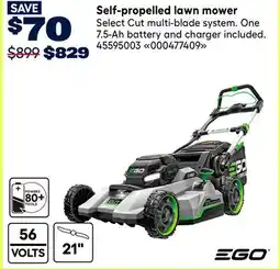 RONA EGO POWER+ Self-propelled lawn mower offer