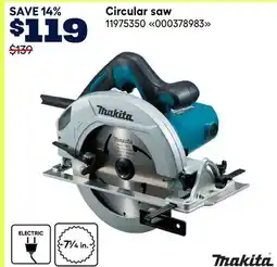 RONA Makita Circular saw offer
