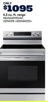 RONA Samsung 6.3 cu. ft. range offer