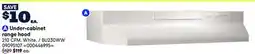 RONA Under-cabinet range hood offer