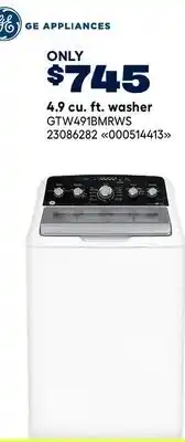 RONA GE 4.9 cu. ft. washer offer