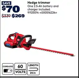 RONA Toro Hedge trimmer offer