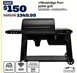 RONA Traeger Woodridge Pro pellet grill offer