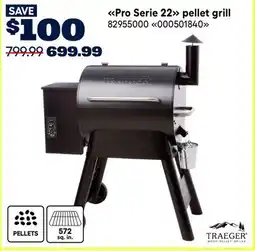 RONA Traeger Pro Serie 22 pellet grill offer