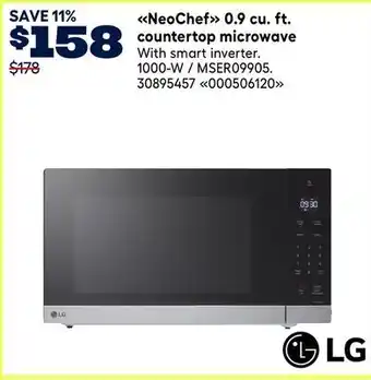 RONA LG NeoChef 0.9 cu. ft. countertop microwave offer