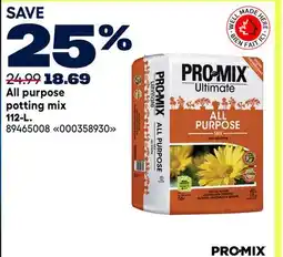 RONA PRO-MIX All purpose potting mix offer