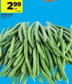 Real Canadian Superstore GREEN BEANS offer