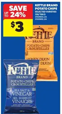 Real Canadian Superstore KETTLE BRAND POTATO CHIPS, 156/198 G offer