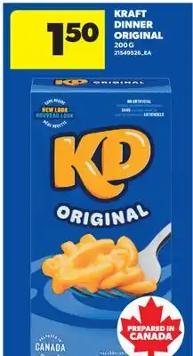 Real Canadian Superstore KRAFT DINNER ORIGINAL offer