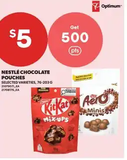 Real Canadian Superstore NESTLÉ CHOCOLATE POUCHES offer