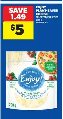 Real Canadian Superstore ENJOY PLANT-BASED CHEESE offer