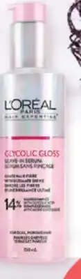 Real Canadian Superstore L' ORÉAL GLYCOLIC GLOSS LEAVE-IN SERUM offer