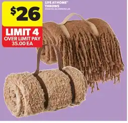 Real Canadian Superstore LIFE AT HOME THROWS offer