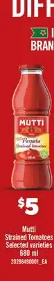 Real Canadian Superstore MUTTI STRAINED TOMATOES offer