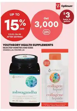 Real Canadian Superstore YOUTHEORY HEALTH SUPPLEMENTS offer