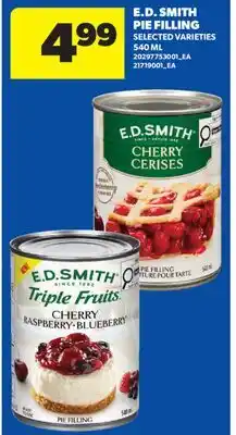 Real Canadian Superstore E. D. SMITH PIE FILLING offer