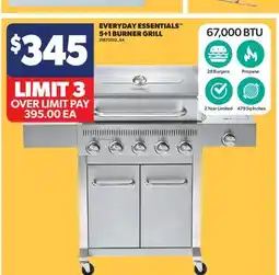 Real Canadian Superstore EVERYDAY ESSENTIALS 5 + 1 BURNER GRILL offer