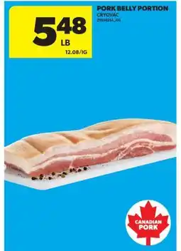 Real Canadian Superstore PORK BELLY PORTION offer