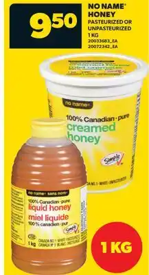 Real Canadian Superstore NO NAME HONEY offer