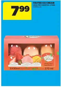 Real Canadian Superstore FRUTEE ICE CREAM offer