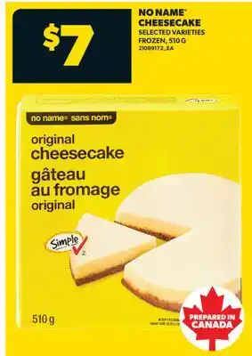 Real Canadian Superstore NO NAME CHEESECAKE offer