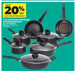 Real Canadian Superstore T-FAL INTUITION COOKWARE OR COOKWARE SETS offer