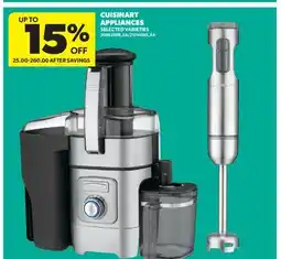Real Canadian Superstore CUISINART APPLIANCES offer