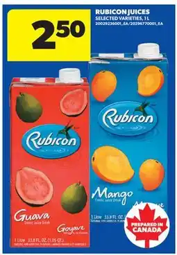 Real Canadian Superstore RUBICON JUICES offer