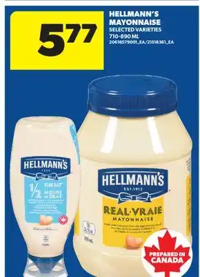 Real Canadian Superstore HELLMANN'S MAYONNAISE offer