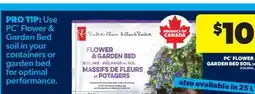 Real Canadian Superstore PC FLOWER & GARDEN BED SOIL offer