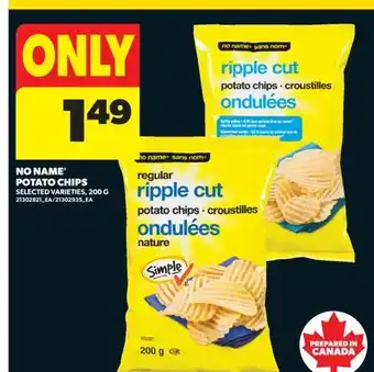 Real Canadian Superstore NO NAME POTATO CHIPS offer