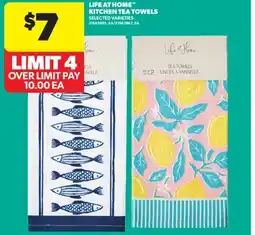 Real Canadian Superstore LIFE AT HOME KITCHEN TEA TOWELS offer