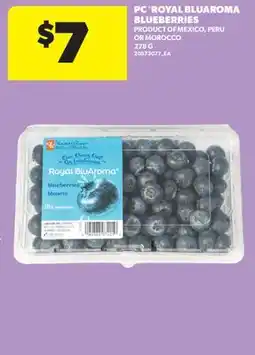 Real Canadian Superstore PC ROYAL BLUAROMA BLUEBERRIES offer