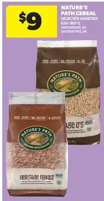 Real Canadian Superstore NATURE'S PATH CEREAL offer