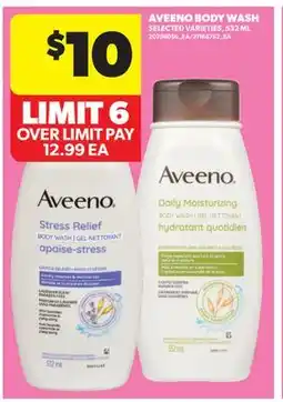 Real Canadian Superstore AVEENO BODY WASH offer